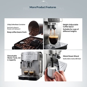 Cafetera Espresso Italiana Totalmente Automática para Oficina en Casa, con Carcasa de Plástico, Portátil, Totalmente Automática, Simplifica la Preparación del Café - Product Image 6