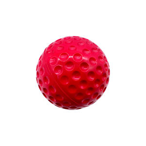 Pelota de Cricket de PU Roja de 9 Pulgadas, Personalizable, de Alta Calidad, Ligera y Suave, para Entrenamiento Profesional, Lista para Máquina de Bowling, OEM - Product Image 4