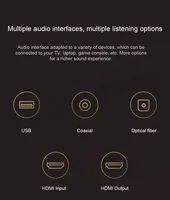 Barre de son Xiaomi Mi TV 3.1 Cinema Home Theater 430W compatible 5.0 SPDIF optique
