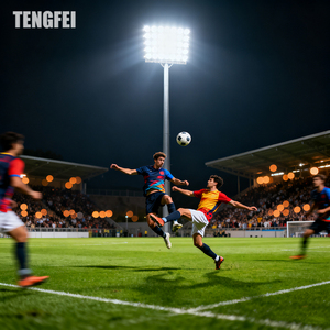 Tengfei 18m 24m 28m 36m 40m高マストIP66定格LED照明サッカーフィールド用八角形ポール - Product Image 2