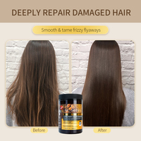 Masker Rambut Krim dengan Minyak Argan Profesional Salon