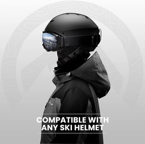 Masque <span class=keywords><strong>de</strong></span> ski et snowboard cylindrique en TPU à porter par-dessus des <span class=keywords><strong>lunettes</strong></span>, avec verres anti-buée <span class=keywords><strong>pour</strong></span> hommes, femmes et jeunes, protection UV à 100 % - Product Image 5