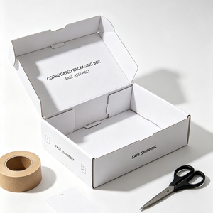 Caja de Cartón Corrugado Ecológica para Envíos, Reutilizable, Plegable, para Suscripciones, Embalaje, Regalos - Product Image 3