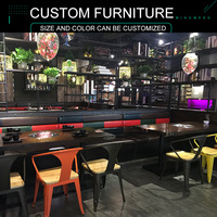 Neue Produkte Horeca Möbels tände für Restaurant Moderne chinesische Restaurant möbel Half Circular Restaurant Booth