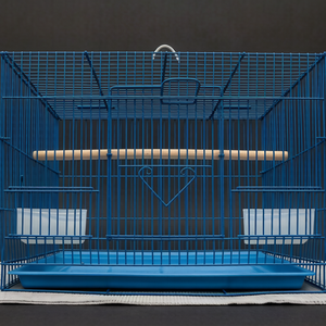 Cage à oiseaux rectangulaire pliable en métal de haute qualité avec porte latérale, durable, pour l'élevage en usine - Product Image 3