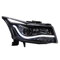 Kit de rénovation de phares Chevrolet Cruze 2009-2016, 50W 12V, lentille LED, feux de jour, clignotants au xénon