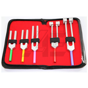 2026 NEUROLOGICAL Tuning Fork Set Premium 5pcs Stainless Steel Diagnostic Instruments-C2048 C1024 C512 C256 C128 Leather Case - Product Image 6