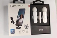 Microphone Lavalier sans Fil K9 Rose et Blanc à Condensateur Anti-Bruit Plug & Play Type-C Léger avec Autonomie de 4 Heures pour iPhone