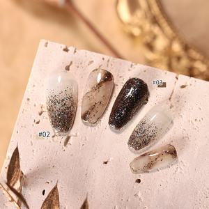 Esmalte de Uñas en Gel con Diamantes de Alta Densidad JTING, Estilo Popular en 9 Colores, Esmalte de Uñas Profesional con Brillo UV para Salón de Belleza - Product Image 4