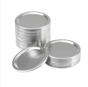 Tipo dividido 70mm 86mm Regular <span class=keywords><strong>Boca</strong></span> ancha Metal Mason Jar Caps Glass Mason Canning Jar Tapas para Mason Jar Venta a granel - Product Image 4