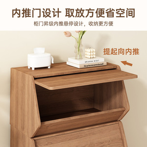 Stackable Storage <b>Cabinet</b> Modular Living Room Sofa Side Table Bedroom Bedside Table Large Capacity Toy Snack Organizer - Product Image 4