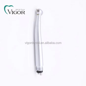 Pieza de mano dental de fibra óptica con 4 chorros de agua, botón pulsador, LED y alta velocidad - Product Image 5