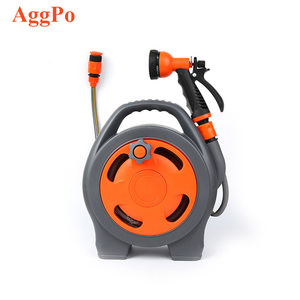 Mini moulinet d'<span class=keywords><strong>arrosage</strong></span> de jardin multifonctionnel, bobine manuelle, <span class=keywords><strong>tuyau</strong></span> d'<span class=keywords><strong>arrosage</strong></span> de 12 mètres, chariot multifonctionnel de lavage de voiture, livraison gratuite - Product Image 2