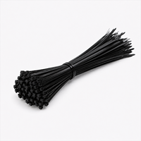 Attaches-câbles en nylon noir 7,6x200mm, attaches-câbles autobloquantes, sangles de fixation robustes pour câblage électrique, usage domestique et industriel, 100 pièces