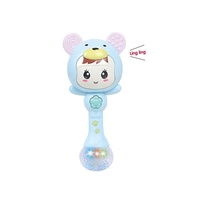 Nouveau bébé hochets Shaker jouets de dentition en plastique souple bébé jouets d'apprentissage avec musique et lumière pour nouveau-nés et berceau jouer