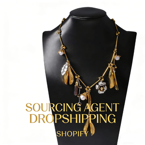 Collar con Colgante Geométrico de Perlas Artificiales y Aleación de Dos Piezas, Estilo <span class=keywords><strong>Retro</strong></span> Personalizado, Servicios de Dropshipping - Product Image 1