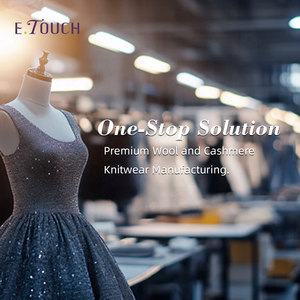 Suéter de <span class=keywords><strong>punto</strong></span> holgado primavera con logotipo personalizado para mujer, tejido de <span class=keywords><strong>punto</strong></span> de manga larga bordado a mano de fábrica de color beige para mujer - Product Image 5