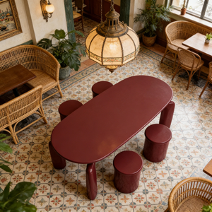 <span class=keywords><strong>Table</strong></span> <span class=keywords><strong>à</strong></span> <span class=keywords><strong>manger</strong></span> ovale longue en bois de style nordique moderne, décoration de luxe, <span class=keywords><strong>table</strong></span> <span class=keywords><strong>à</strong></span> <span class=keywords><strong>manger</strong></span> et de conférence pour la maison, l'hôtel et le bureau - Product Image 3