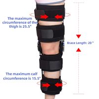 Orthèse de fixation de l'articulation du genou FSPG Support de fracture fixe Dispositif de rééducation des membres inférieurs pour la récupération des cuisses et des jambes