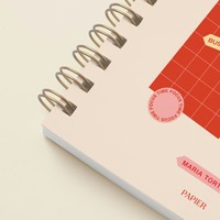 Planificateur de productivité A5 non daté sur 3 mois, couverture rigide, reliure spirale, 100 feuilles, planificateur quotidien, système de planification guidée sur 90 jours, objectif de concentration