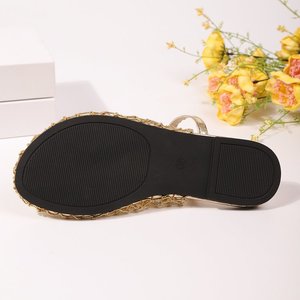 Verano nuevo recorte cómodo playa medias zapatillas E2234 gran Baotou red de pesca Sandalias planas de mujer - Product Image 5