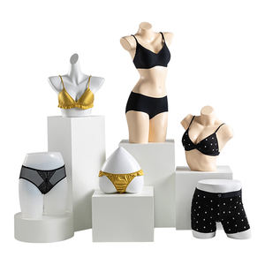 <span class=keywords><strong>Mannequin</strong></span> de lingerie féminin en PP, <span class=keywords><strong>buste</strong></span> féminin <span class=keywords><strong>portant</strong></span> des sous-vêtements, design de mode personnalisé - Product Image 1