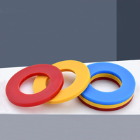 Rondelle en nylon coloré entretoise plate étanche avec vis épaissie joint en plastique isolant diamètre 2,20 produit de joint d'anneau