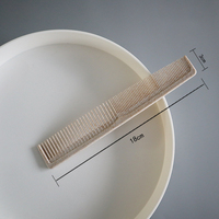 Peigne à cheveux portable biodégradable en paille de blé pour femmes, petit format, jetable, pour usage hôtelier, couleur et logo personnalisables, vente en gros