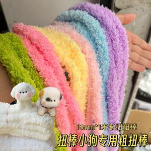 CHENXI karışık renk süper kalın yoğun 1m peluş boru temizleyiciler büküm sopa DIY bebekler oyuncaklar ev dekor el sanatları - Product Image 2