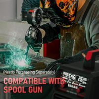 YEESTECH MIG 205DS PRO 205A Poste à souder MIG 220V Double tension 5-en-1 Gaz MIG/Tube de fil fourré Torche Lift TIG/Stick LED Numérique
