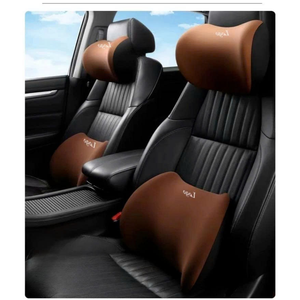 Juego de Almohada para Reposacabezas y Cojín Lumbar para Auto, Soporte Ergonómico para Asiento de Coche, Venta al Por Mayor de Fábrica - Product Image 3