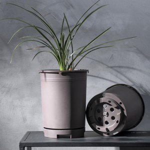 Pot à orchidées en bambou anti-adhérent C303 avec support de base - Pot à fleurs en plastique pour plantes vertes succulentes - Product Image 2