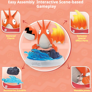 บล็อกกี้ โปเกมอน คลาสสิค 03 ฉบับภาษาจีน คอร์ฟิช ฟาร์เฟตช์ ของแท้ ตัวต่อประกอบ โมเดล บล็อกกี้ อนิเมะ แอคชั่น ฟิกเกอร์ - Product Image 3