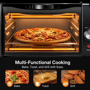 15L Mini Electric Oven 2 in 1 Heat Evenly Temperature Control Visual Glass Door High Quality Multifunctional Oven - Product Image 6
