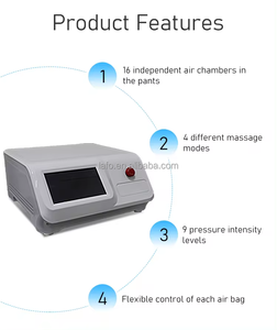 Pressotherapy máy cho 16 túi khí áp suất không khí trị liệu bạch huyết thoát máy phù hợp với cơ thể massage mỏng máy - Product Image 5