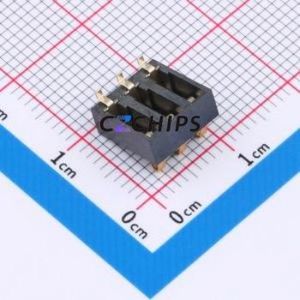 GT-BTP30003-0900A-018A Blade/Spring Contact Battery Connector SMD,P=3mm Connector Spring Contact Type 3mm 3P Horizontal Mount - Product Image 2