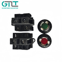 Pièces détachées pour ascenseurs TAYEE Shanghai TAYEE 24V Bouton-poussoir lumineux LA42PD-11 Bouton plat momentané Pièces de rechange pour ascenseurs