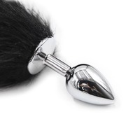 Plug anal en métal de haute qualité en forme de queue de renard, stimulation féminine et masculine, plug anal pour couples, jouets sexuels anaux en silicone
