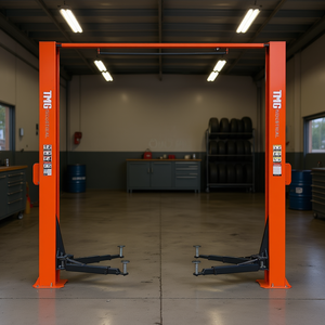 Elevación automática de dos postes, capacidad de 10.000-LB, altura de elevación de 72 \ ", liberación de bloqueo de doble punto, brazos simétricos con dos brazos - Product Image 2