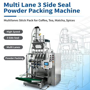 Máquina Empacadora de Sobres Multilínea de Alta Velocidad para Sal/Azúcar, 5g 10g 15g, Máquina de Empaquetado Multilínea para Leche en Polvo, Café en Polvo - Product Image 1