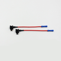Fusibles de Perfil Bajo, Agregar un Circuito, Estándar ATO, Tipo Mini Micro Blade, Portafusibles para Automóvil, Adaptador de Circuito Dual