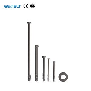 Sistem Sekrup Kompresi Kanulasi <span class=keywords><strong>Titanium</strong></span> Geasure - Bersertifikasi CE & ISO 13485 Kelas III Implan Ortopedi Rumah Sakit - Product Image 2