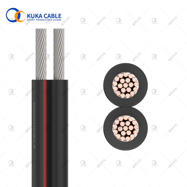 Solar Cable Solar Cable 2PfG 1169 PV1-F Solar CABLE Black Red 2mm2 4mm2 6mm2 Copper Wire PV Solar Cable for Solar Power Station