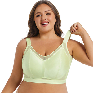 Sujetador inalámbrico al por mayor para mujer, copa completa, tallas grandes (34, 36, 38, 40, 42, 44, 46, 48, 50, 52), con efecto minimizador, copas DEFG, ultrafino y transpirable. - Product Image 4