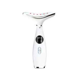 Appareil de beauté pratique pour la maison, pour le lifting du cou, avec lumière, micro-courant, vibration et chauffage - Product Image 1