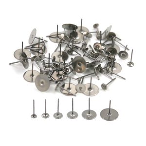 Pinos de Pressão Planos Prateados, Pregos de Estofamento com Cabeça Plana, Tachas Decorativas para Móveis, Pregos de Estofamento Prateados, Pinos de Pressão - Product Image 2
