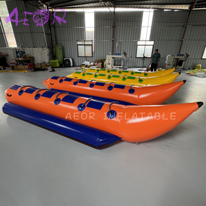 Jeux de sport nautique de haute qualité bateau de poisson à la mouche commercial <span class=keywords><strong>tube</strong></span> de flotteur bateau de banane bateau gonflable - Product Image 4
