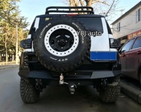 Accessoires automobiles YBJ, pare-chocs arrière en acier de haute qualité pour FJ CRUISER, kit de carrosserie pour pare-chocs arrière