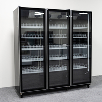 Réfrigérateurs Vitrine Commerciaux 2 Portes pour Supermarchés, Hôtels et Restaurants – Vente Chaude – Présentoirs Réfrigérés pour Vins et Bières