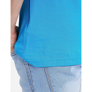 Fournisseur du Bangladesh T-shirt décontracté pour homme Design personnalisé Couleur unie élégante Col en V Manches courtes Coupe ajustée T-shirt pour homme - Product Image 6